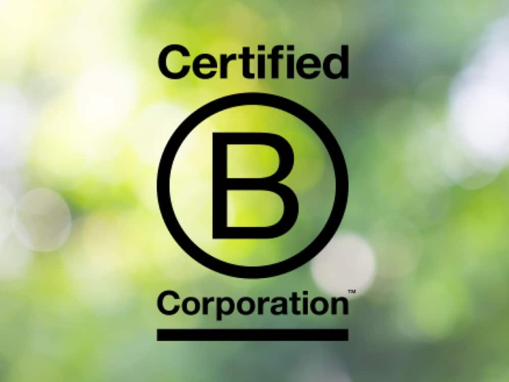 B Corp certification
